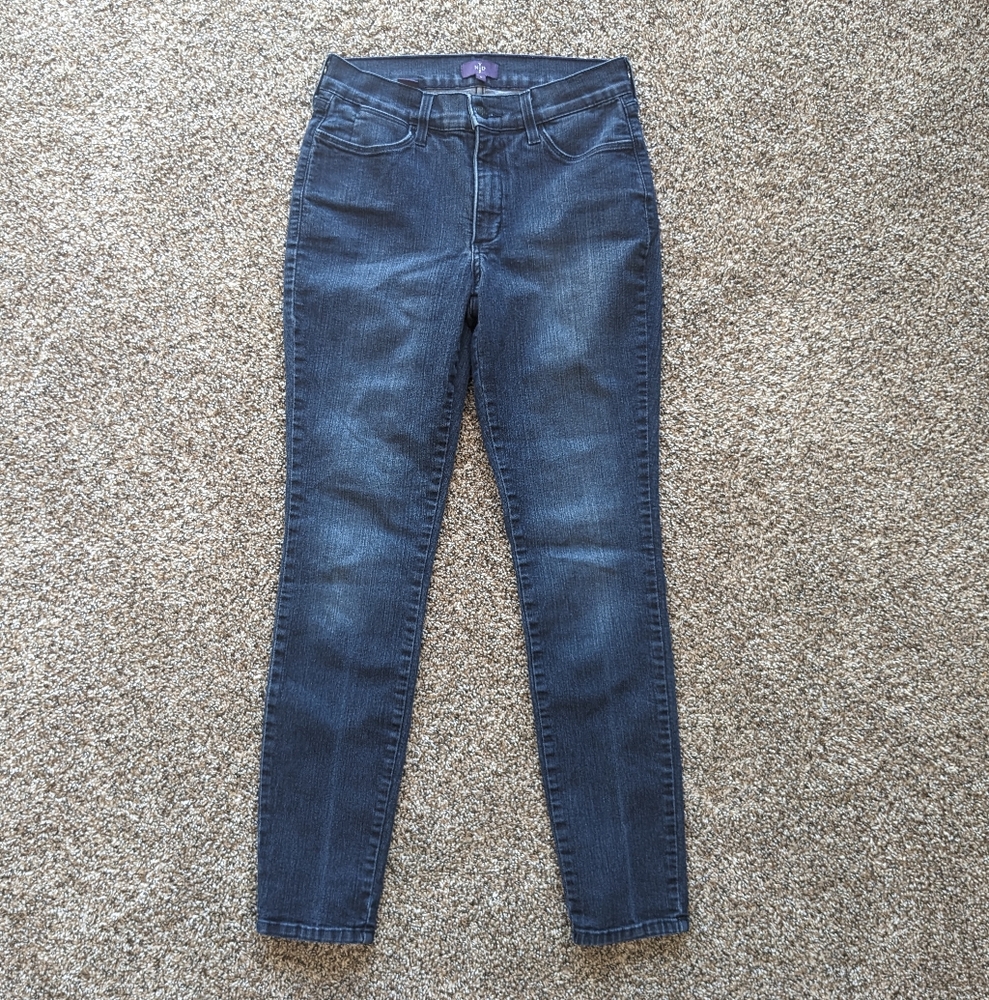 NYDJ Women’s Skinny Jeans in Dark Wash Blue